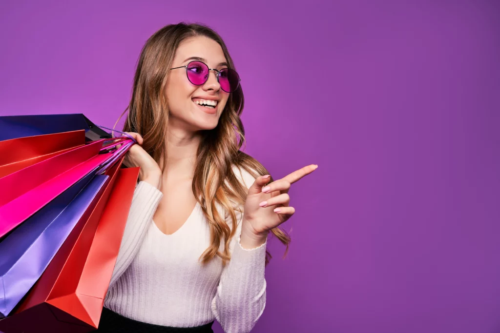 Mujer de compras