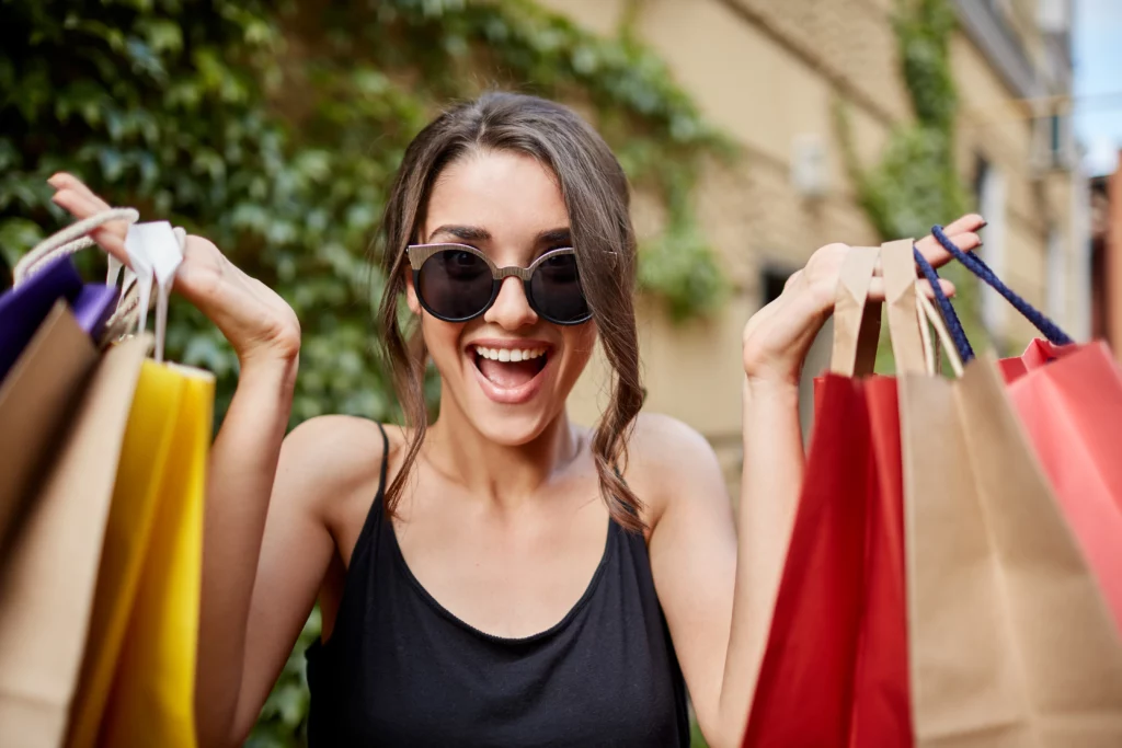 Mujer de compras