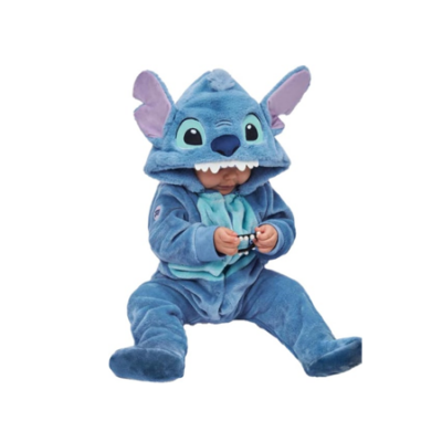 Bebé con mameluco de Stitch
