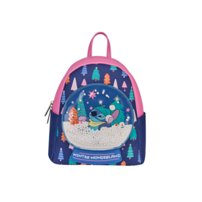 Minimochila Stitch navideño