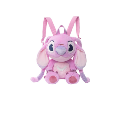 Minimochila peluche novia de Stitch Angel