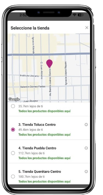Recoge en tienda comunidad