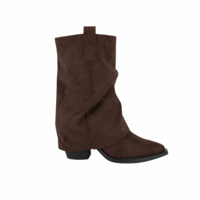 Bota vaquera con arruga