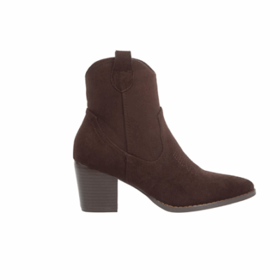 Bota vaquera de ante