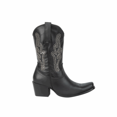 Bota vaquera con estoperoles