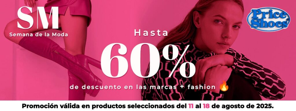 Semana de la Moda-Aprovecha hasta 60% de descuento
