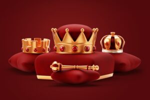 Imagen de coronas de reyes y reinas