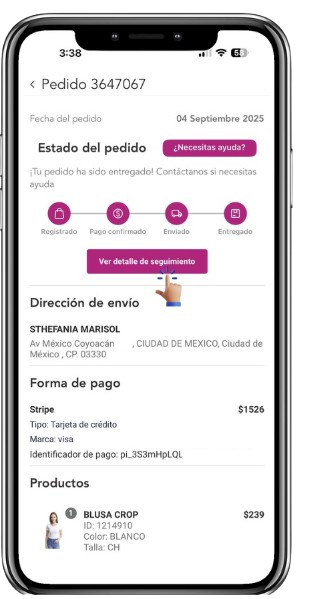 Seguimiento de envío Price Shoes