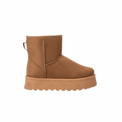 Bota invernal forro peluche Bota invernal forro peluche camel
