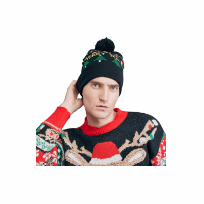 Gorro navideño unisex en color azul Gorro navideño unisex en color azul