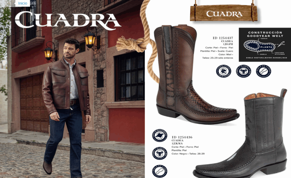 Botas Cuadra