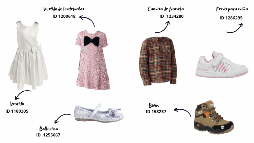 Looks Año Nuevo para niños